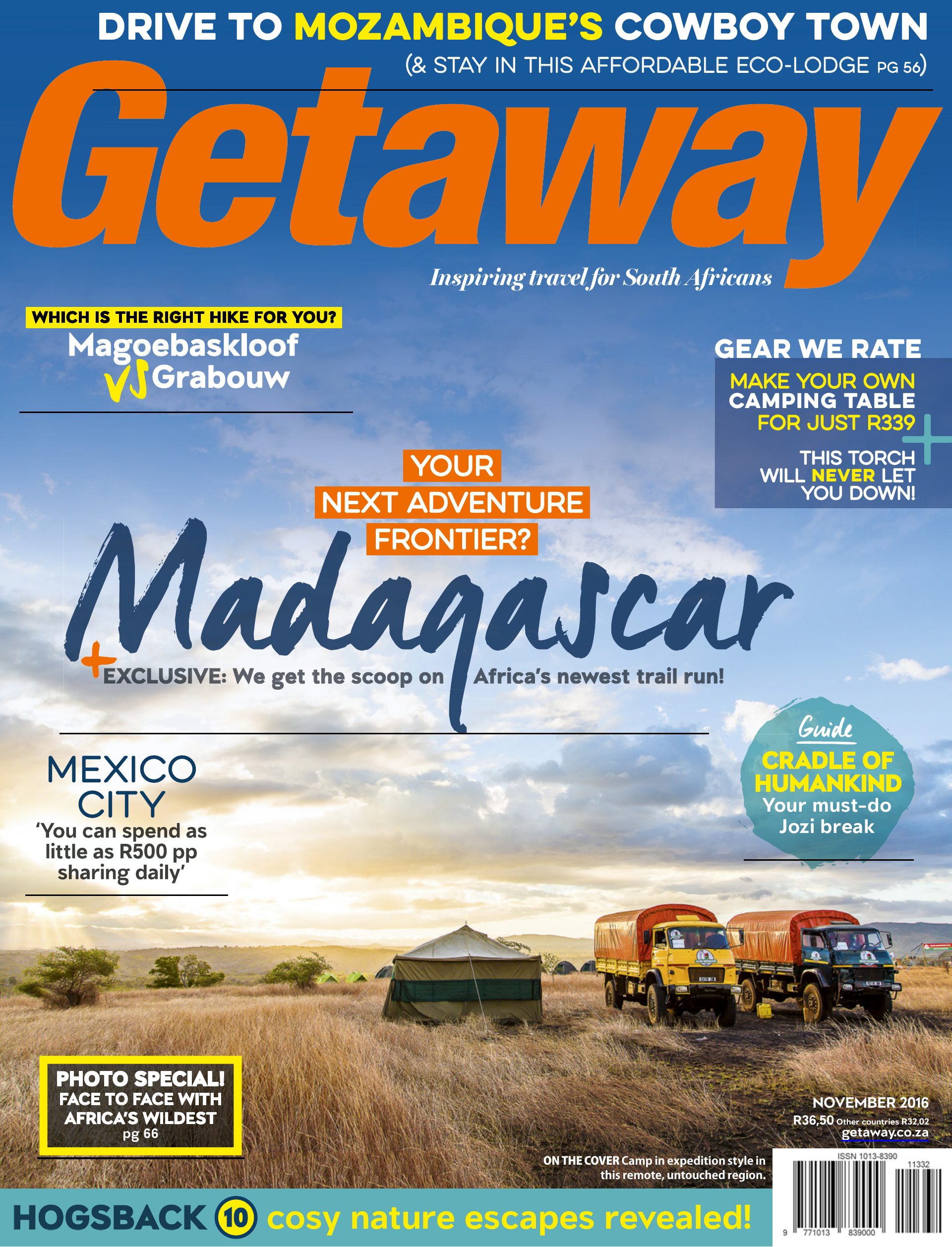 Editorial photography portfolio, Getaway Magazine, Publication, Craig Fouché Photography